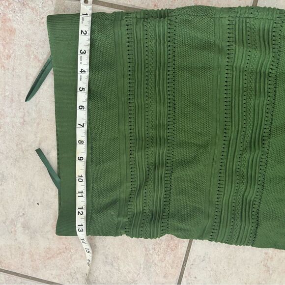 Torn by Ronny Kobo dress suit skirt maxi bodycon bottom knit embroidered design - Picture 4 of 7